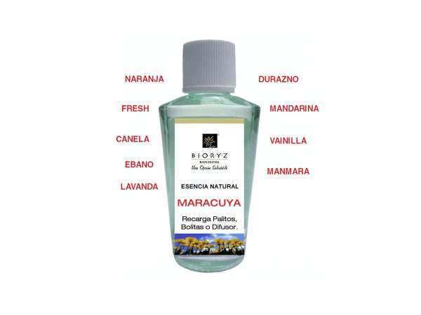 RECARGA NARANJA Esencia Palitos -ECO x 25 ml -Libre de alcohol isopropilico