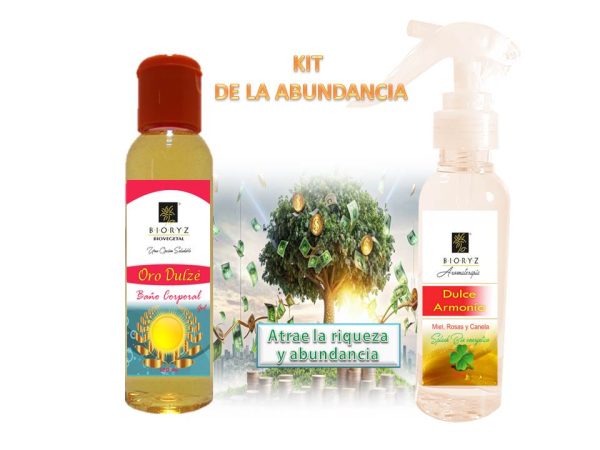 KIT DE LA ABUNDANCIA-DULCE ARMONIA Y ORO DULZÉ X 120 ML